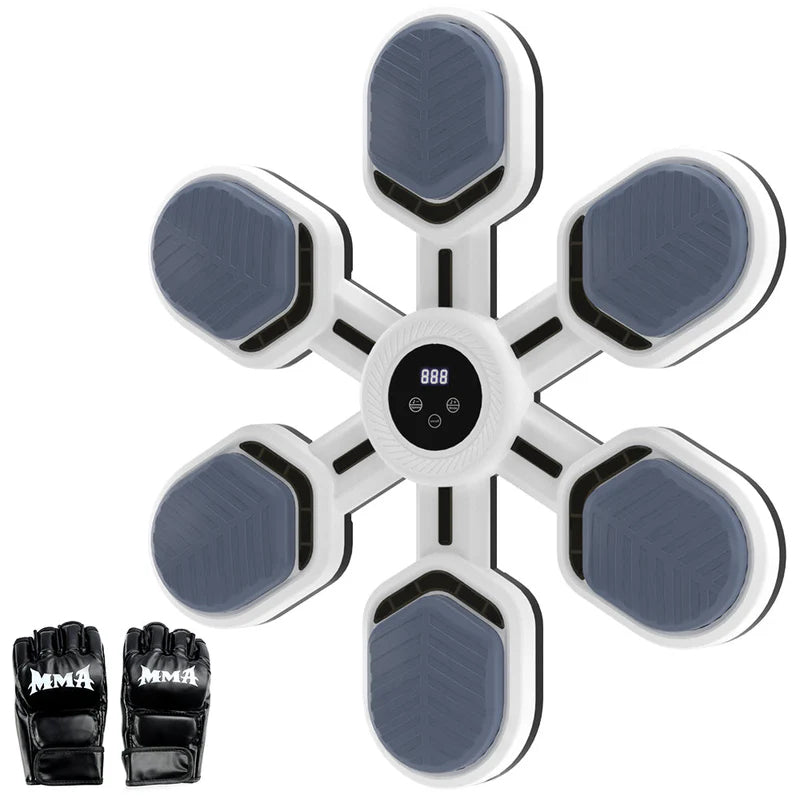 Bluetooth Smart Music Boxing Machine – Wall-Mounted Reflex & Fitness Trainer for Home, Office & Gym