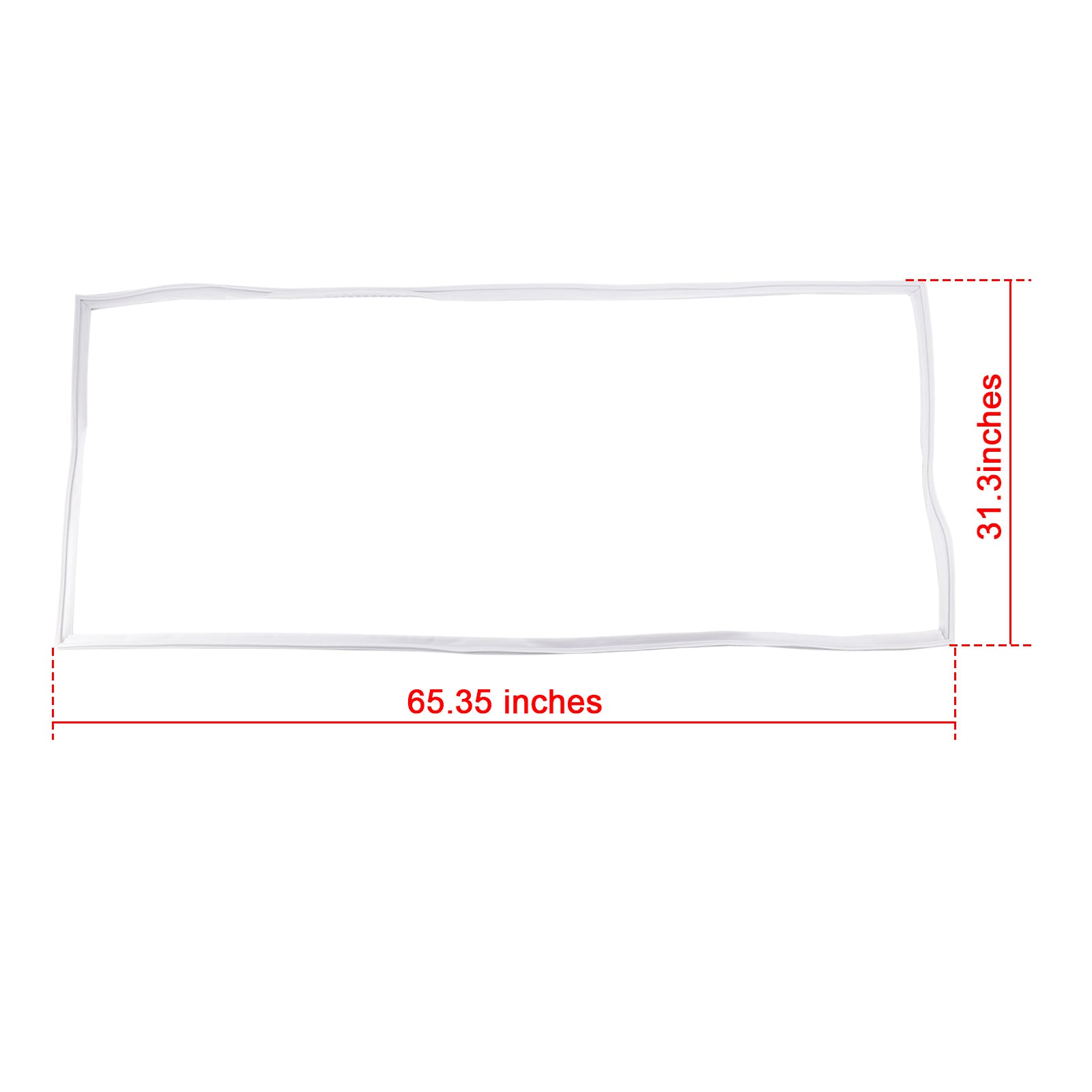 65" x 31" Freezer Door Gasket for Kenmore, Frigidaire & Crosley, Replaces 5304507199, AP6037262
