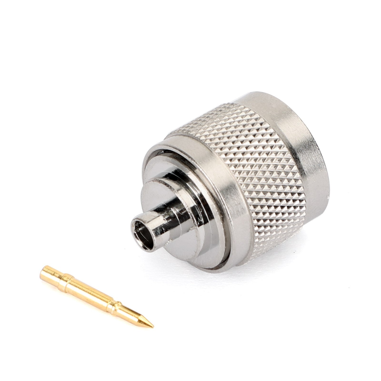 10Pcs N Solder Plug Male RF Connector Solder For Semi-rigid.141" RG402 Straight