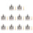 10Pcs N Solder Plug Male RF Connector Solder For Semi-rigid.141" RG402 Straight