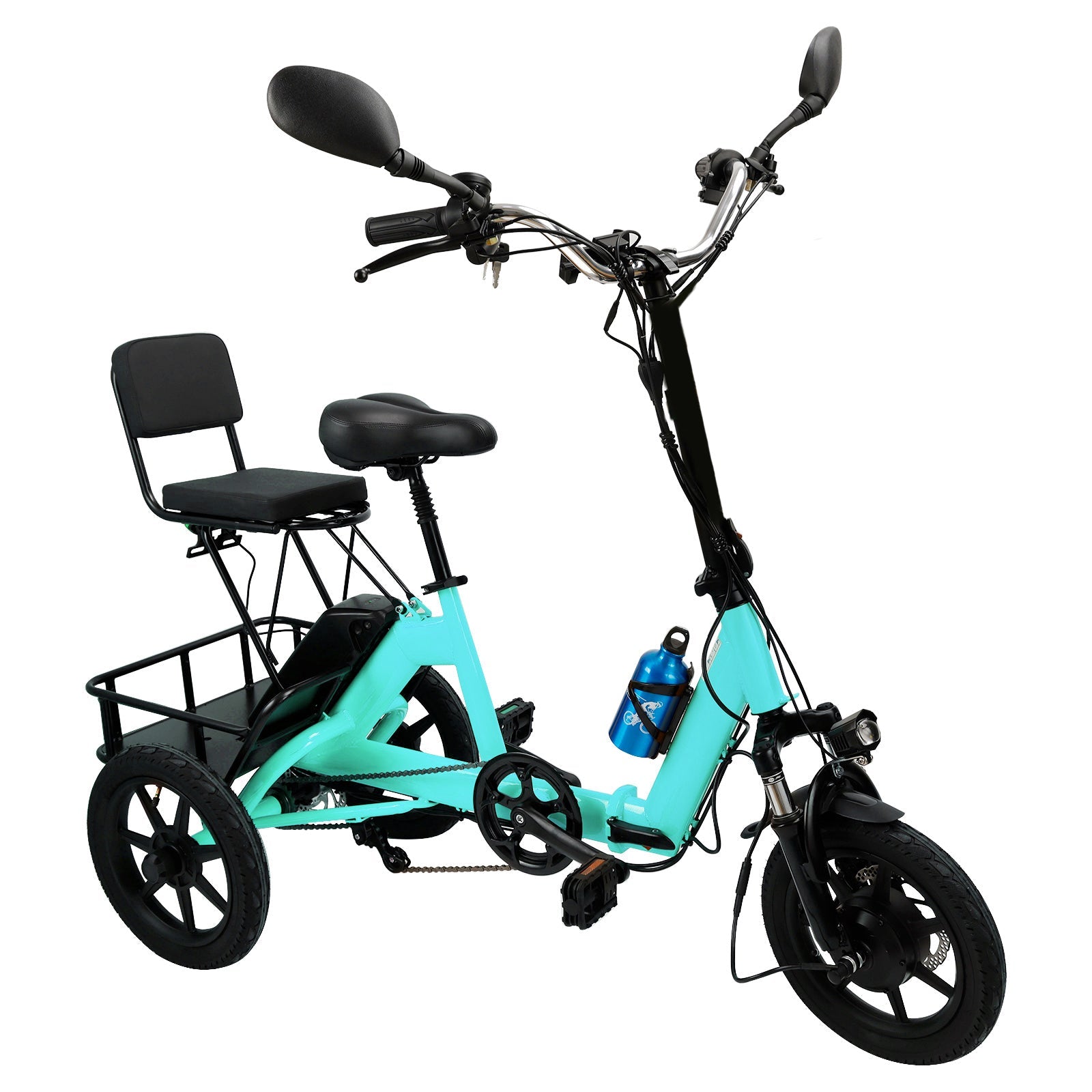 Cyan 350W Electric Trike with Foldable Design & 3 Speeds (Copy)
