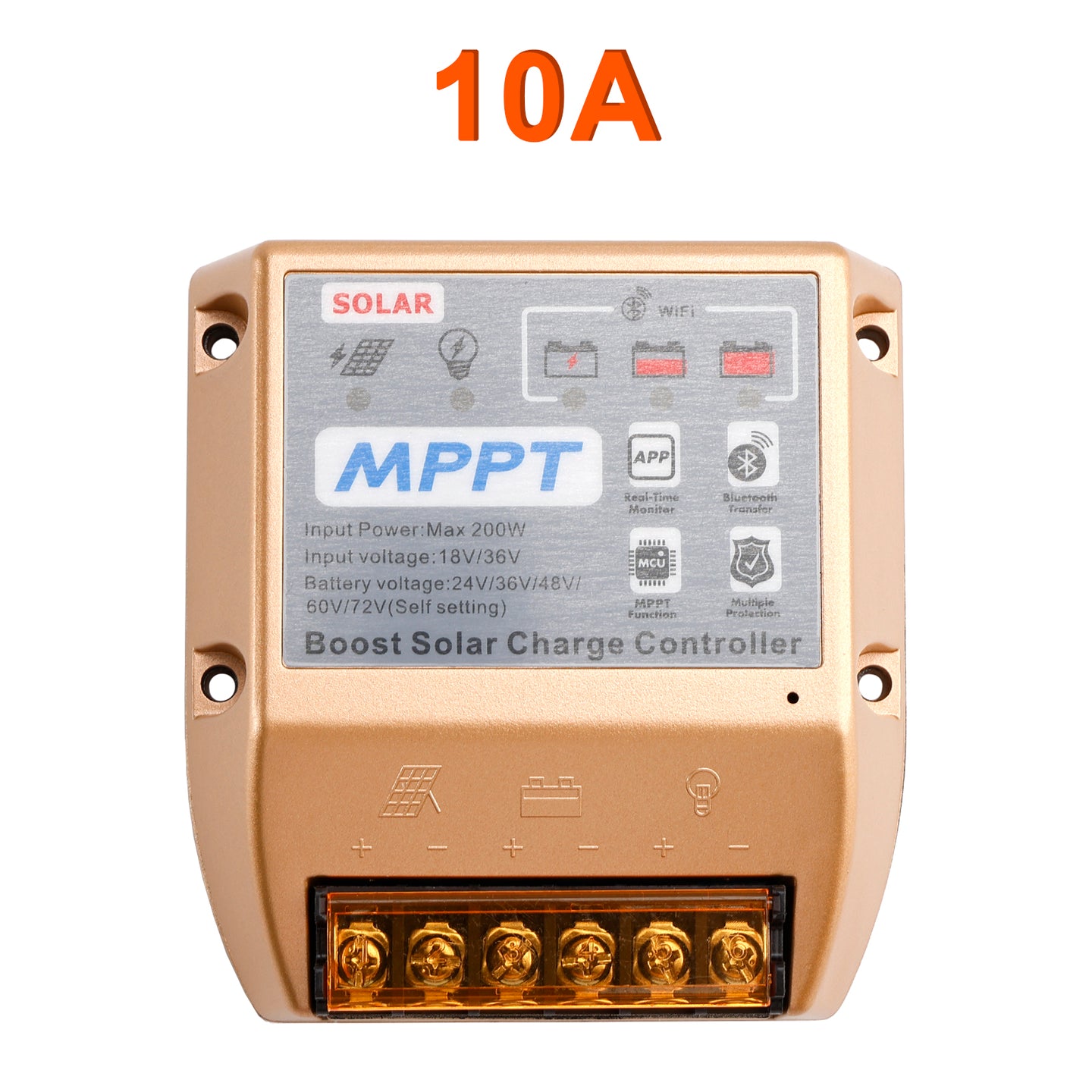 10A/20A/30A Boost MPPT Solar Controller 24-72V Solar Electric Vehicle Charging