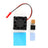 4x Squared Fan Single Fan With Heatsink Thermal adhesive For Raspberry Pi 4B/3B+