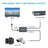 1 SDI Input to 2 HDMI + SDI Output Mini HD Video Converter & Audio Switcher