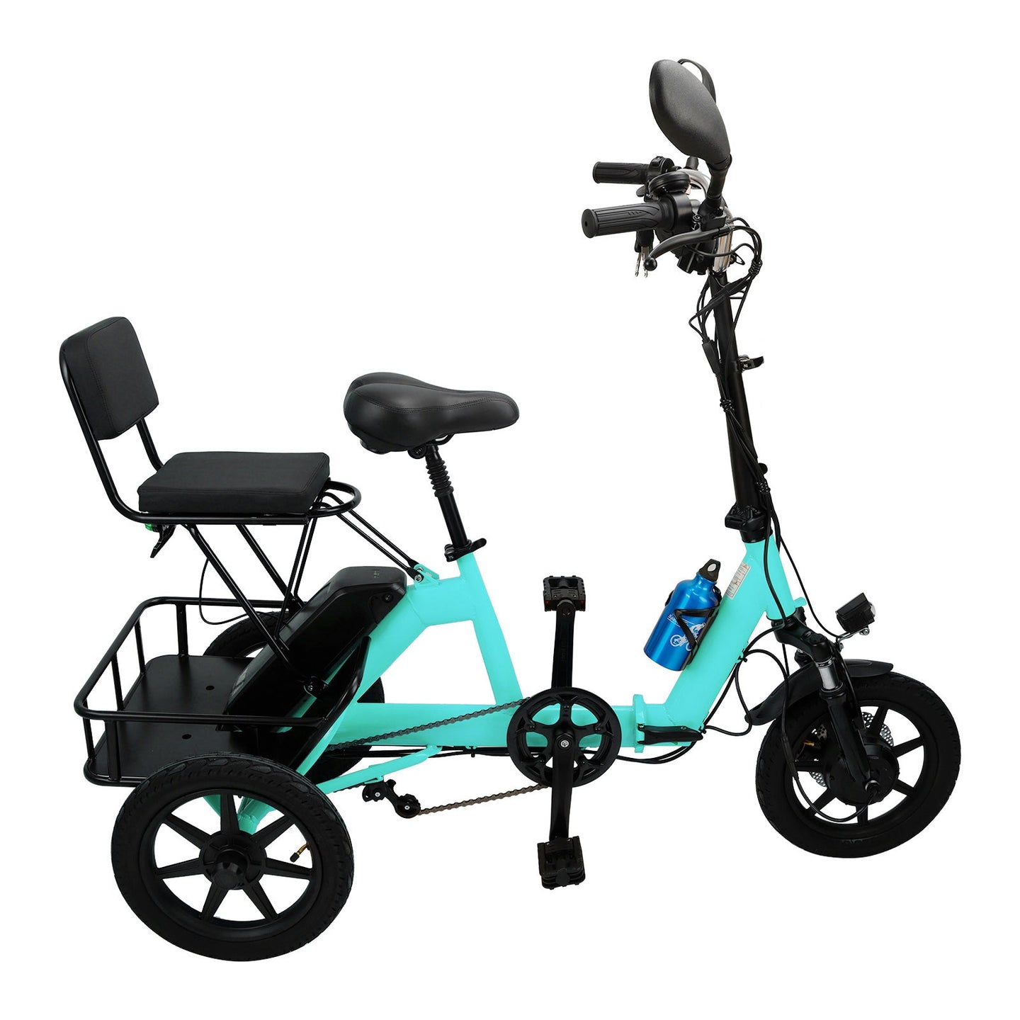 Cyan 350W Electric Trike with Foldable Design & 3 Speeds (Copy)