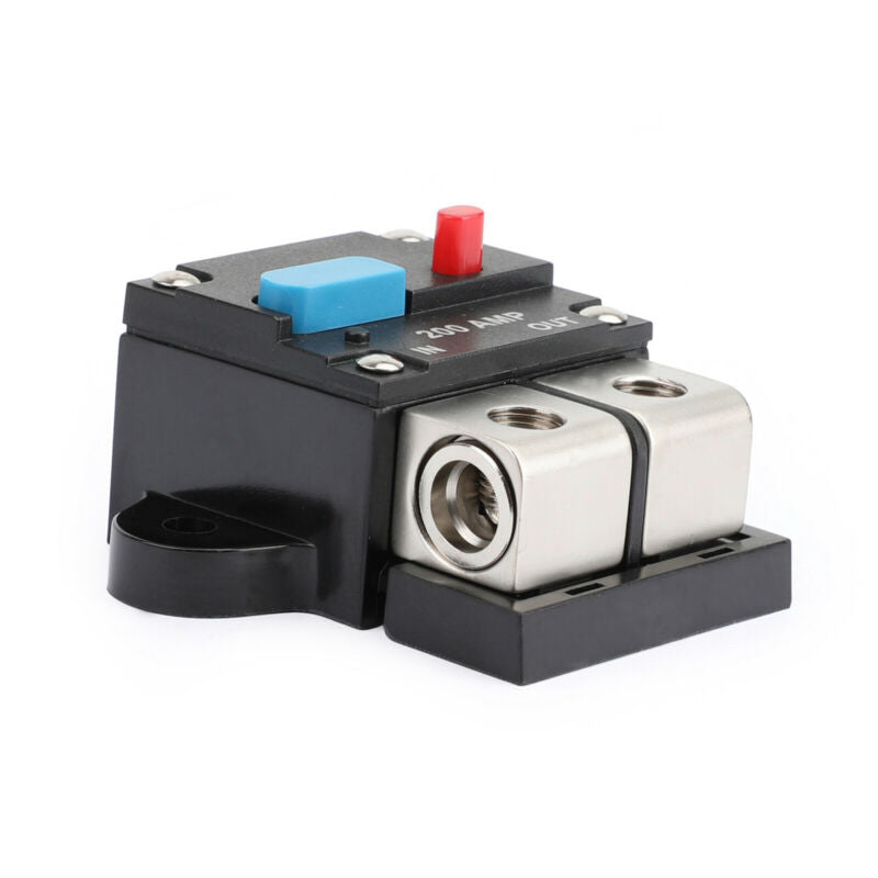 Insurance Circuit Reset Breaker Audio Block 200A Protection Car Marine Fuse