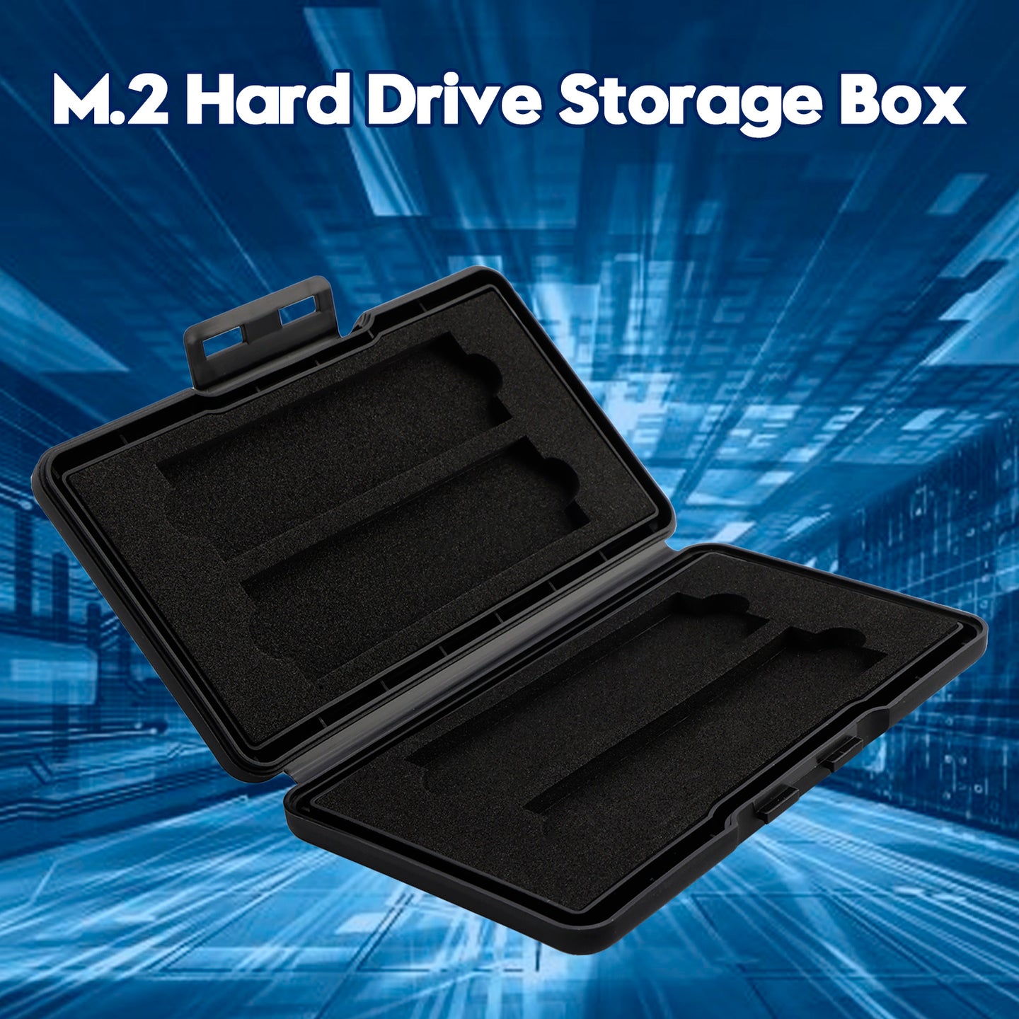 M2 Hard Drive Protection Box Solid State Drive Box Shockproof Waterproof PP Box