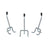 50Pcs Peg Hooks 2 Inch Pegboard Hooks Safety Black Tip Peg Board Hooks