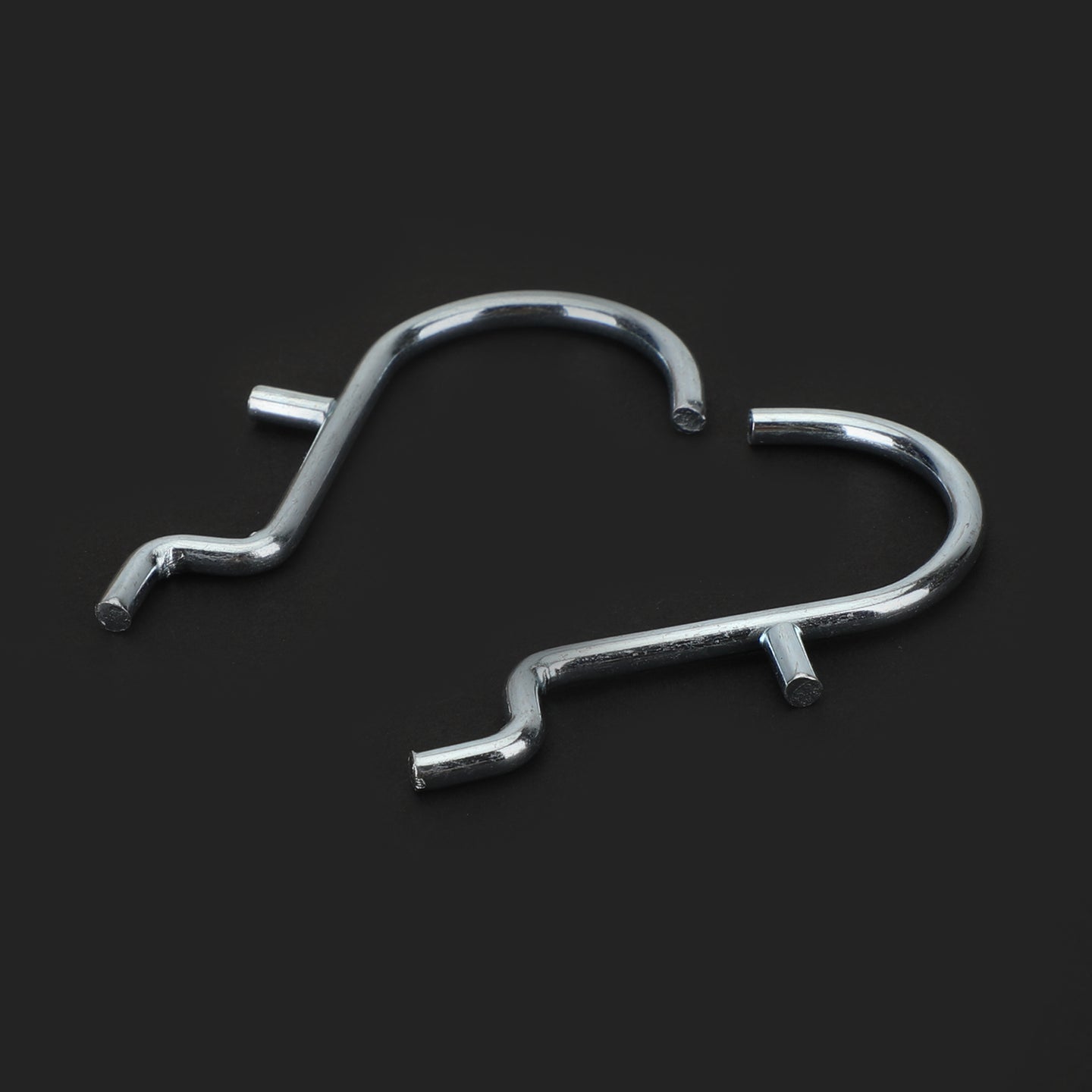 20 PACK 1" Jumbo 'J' Metal Peg Garage Hanger Hooks 1/8 to 1/4 Inch Pegboard
