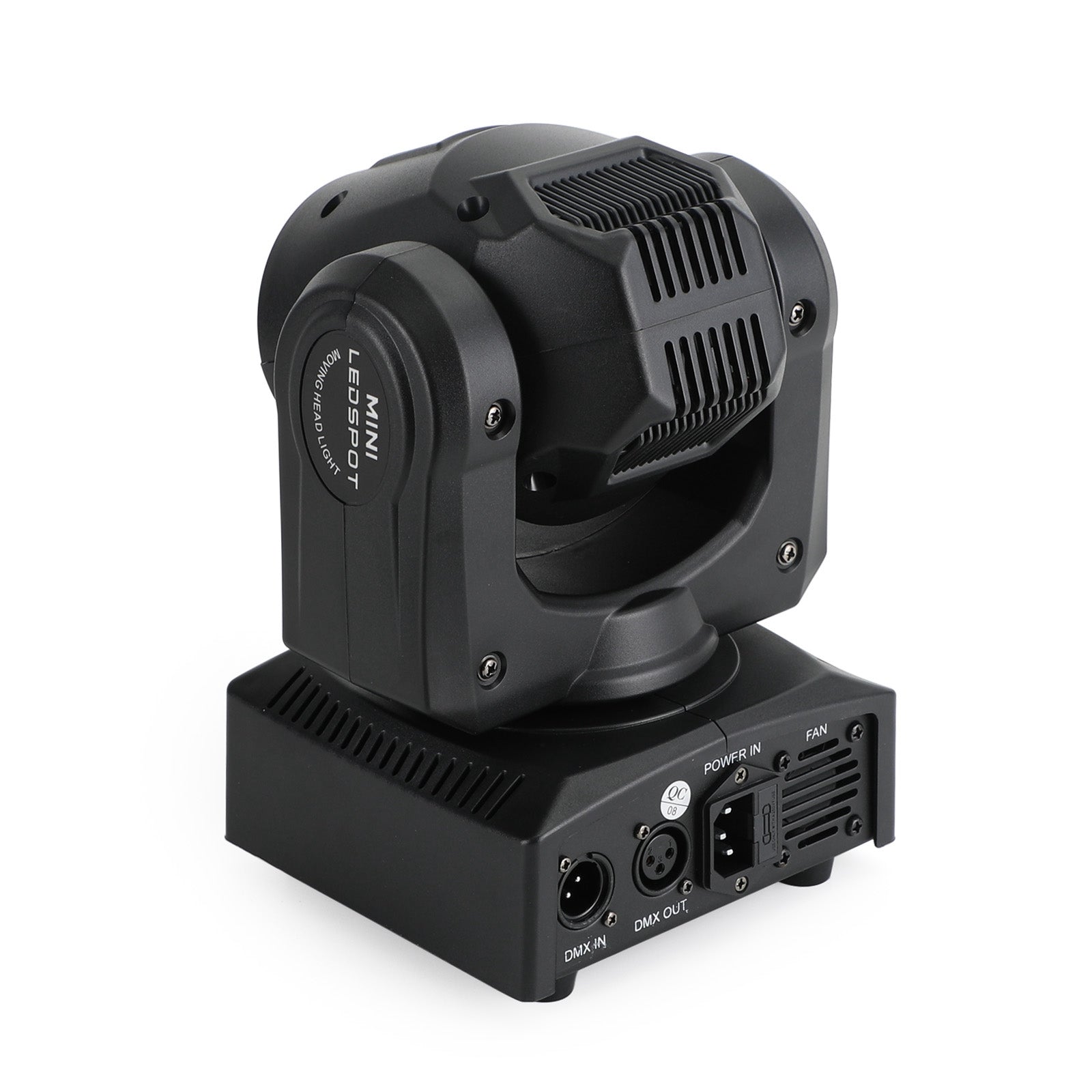100W LED Moving Head Spot Light with Gobo & Color Wheels (7+7), DMX 10/12CH for DJ Stage Lighting
