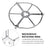 WB02X32600 WB06X10651 for GE Microwave Oven ROLLER RING TRAY SUPPORT
