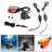 Wireless Video Transmitter and Receiver + 8LED HD Backup Camera Car Rear Front Side View 2.4GHz HD