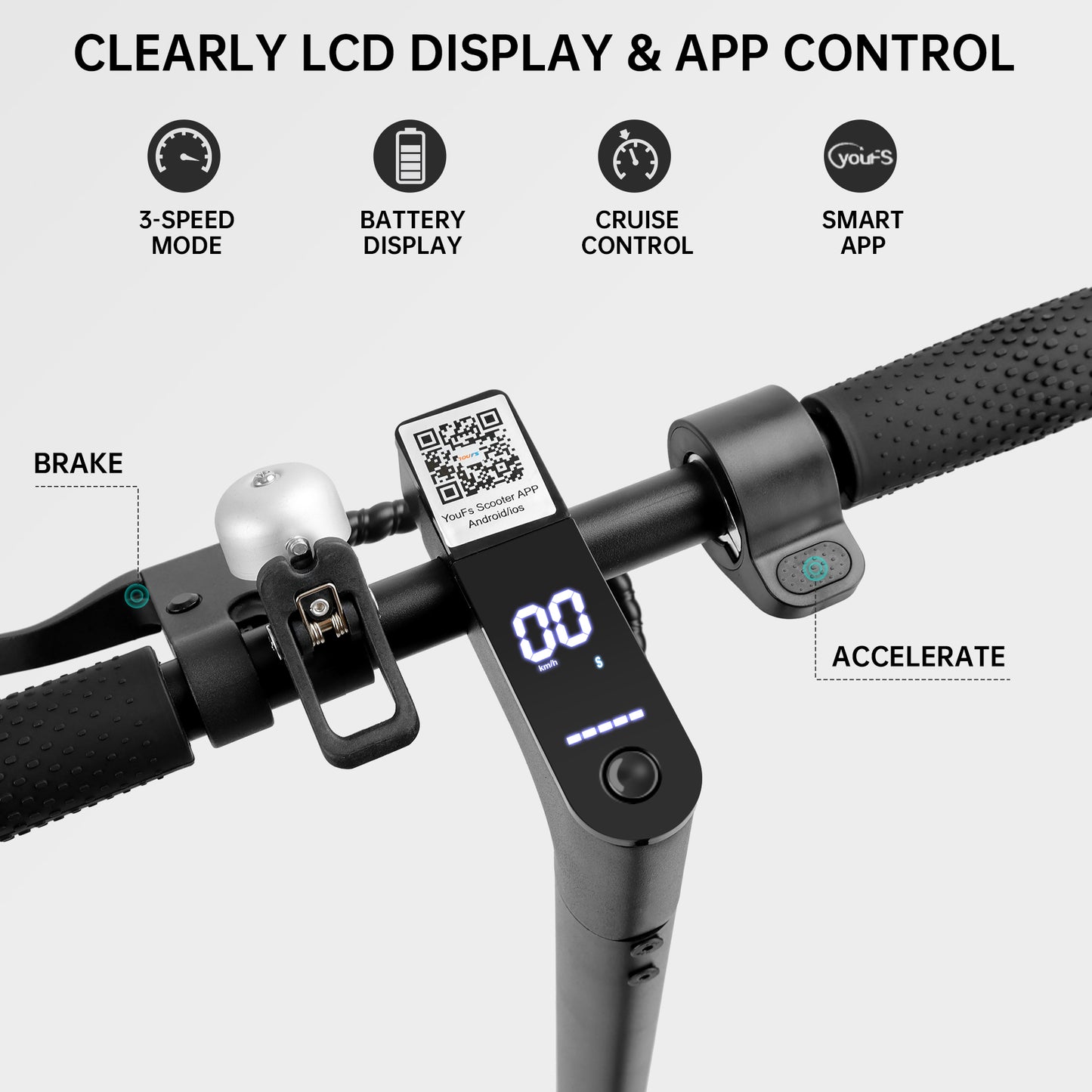 8.5" Folding Electric Scooter With app 350W 35KM Range 30km/h City Commute (Copy)