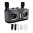 Karaoke Machine for Kids & Adults with 2 Microphones, Portable Bluetooth Speaker with Voice Changer & Echo for Parties