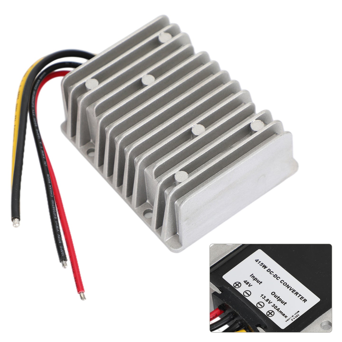 48V 30A Step Down to 13.8V DC DC Converter Voltage Reducer Regulator 414W UE