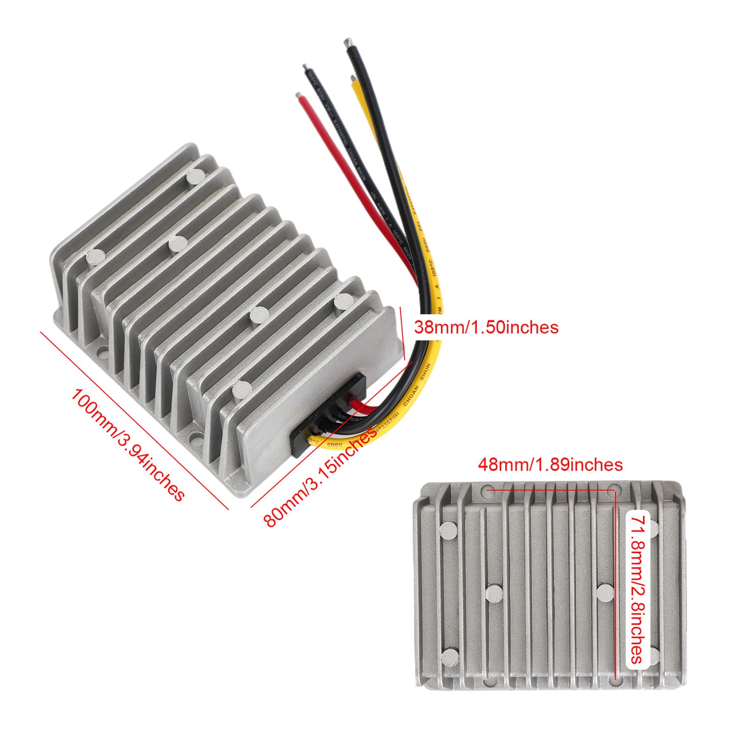 48V 30A Step Down to 13.8V DC DC Converter Voltage Reducer Regulator 414W UE
