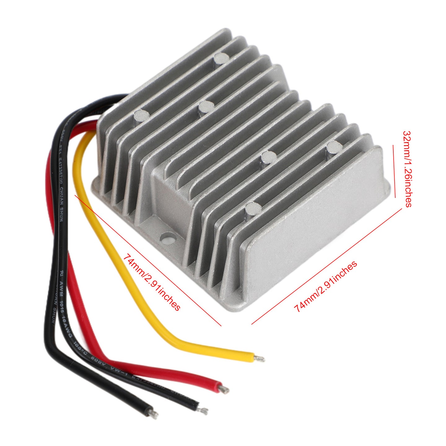 8A Waterproof DC/DC Converter Power Supply Regulator Module 12V Step Up To 19V