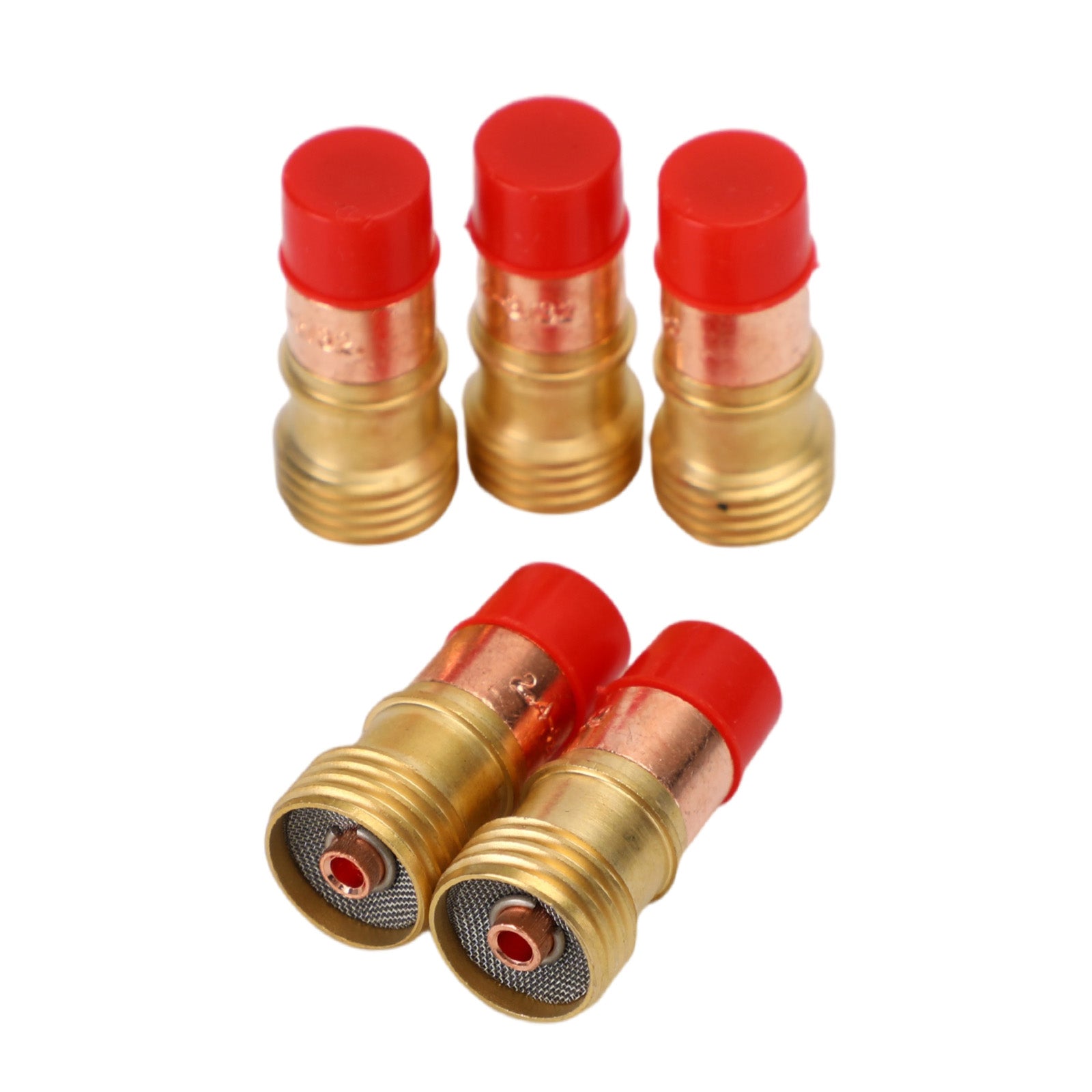 5pcs Tig Welding Torch Stubby Gas Lens 4Gl332 (3/32 ) Fit For 17/18/26 UE