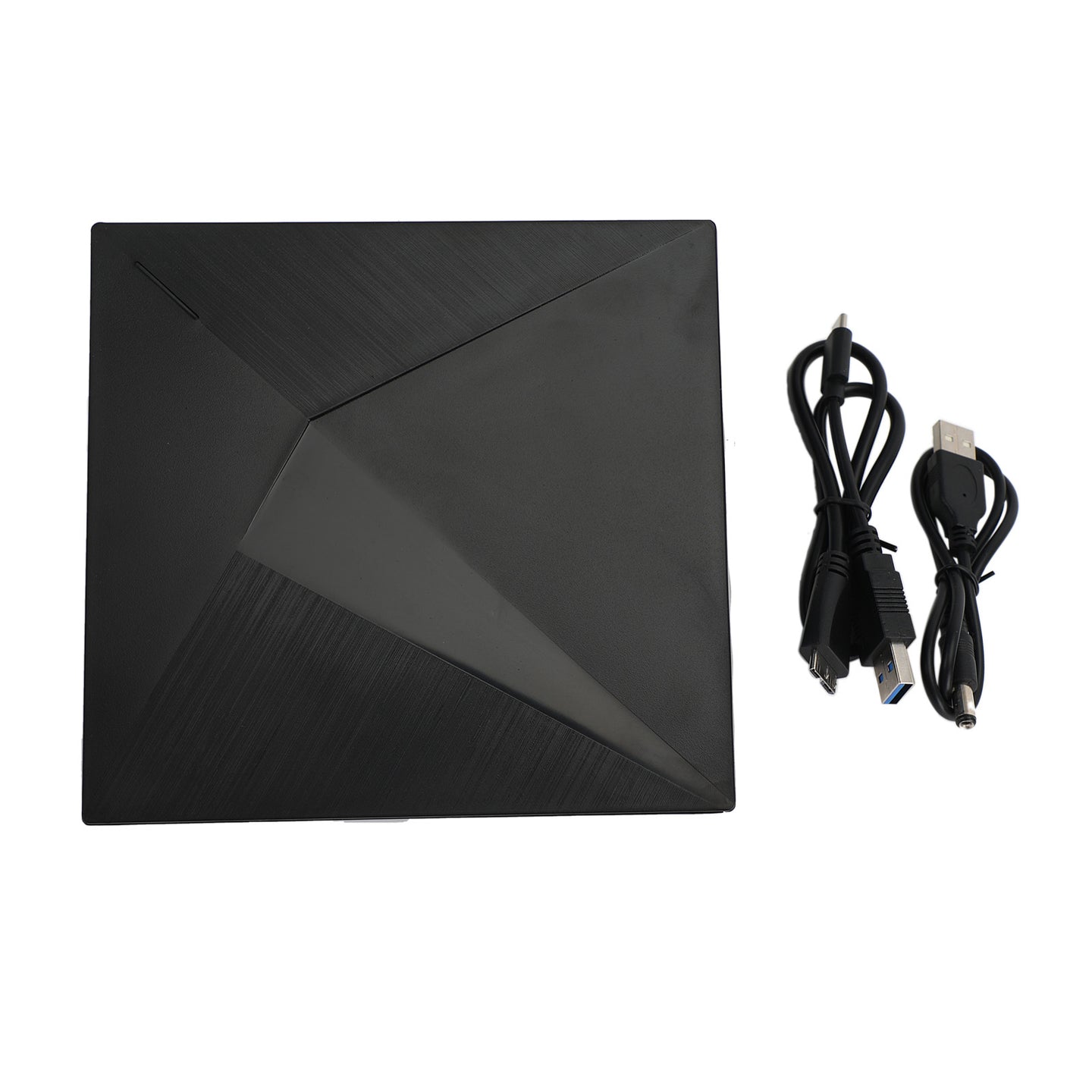 Ultra-Thin Dvd Rw Cd External Optical Drive Portable Type-C Usb Laptop Pc Blk
