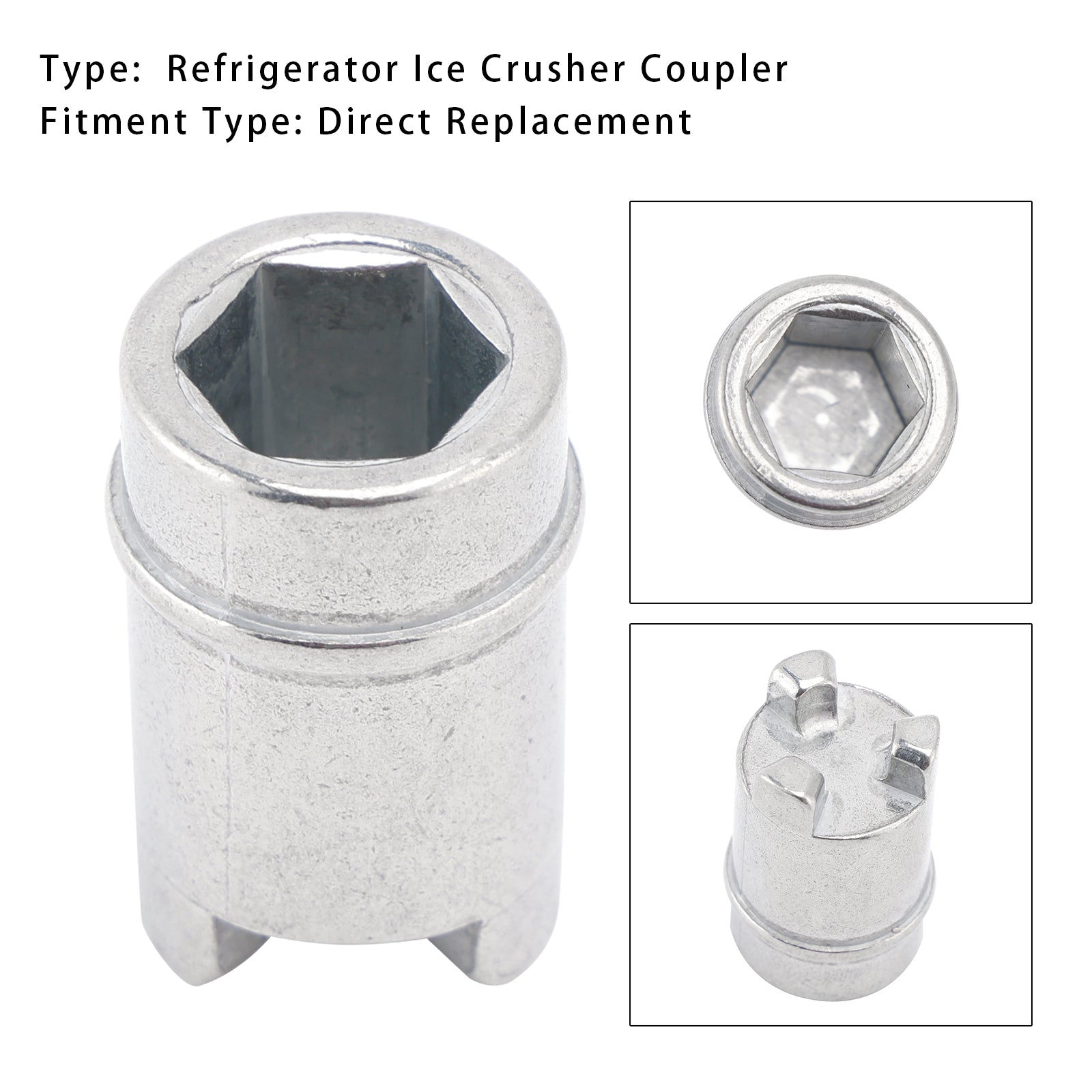 Ice Dispenser Coupling for Whirlpool, Kenmore, Maytag & KitchenAid, Replaces WP2220458, AP6006687