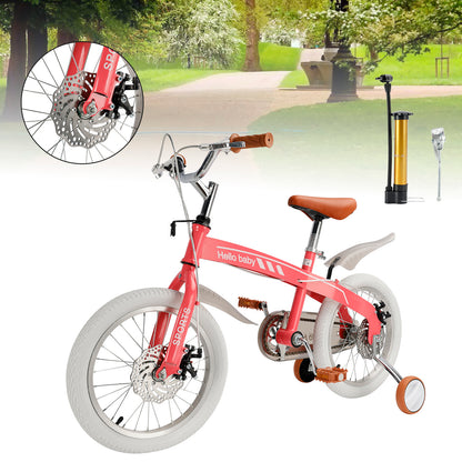 16 inches double disc brakes kid's bike children bicycle with LED headlight (Copy)
