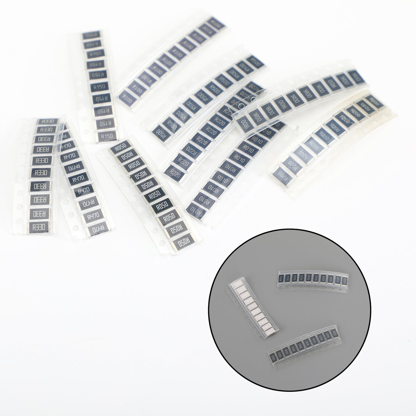 100pcs 2512 1% SMD Chip Resistors 1W SMT Resistance 0.01Ω TO 1Ω UE