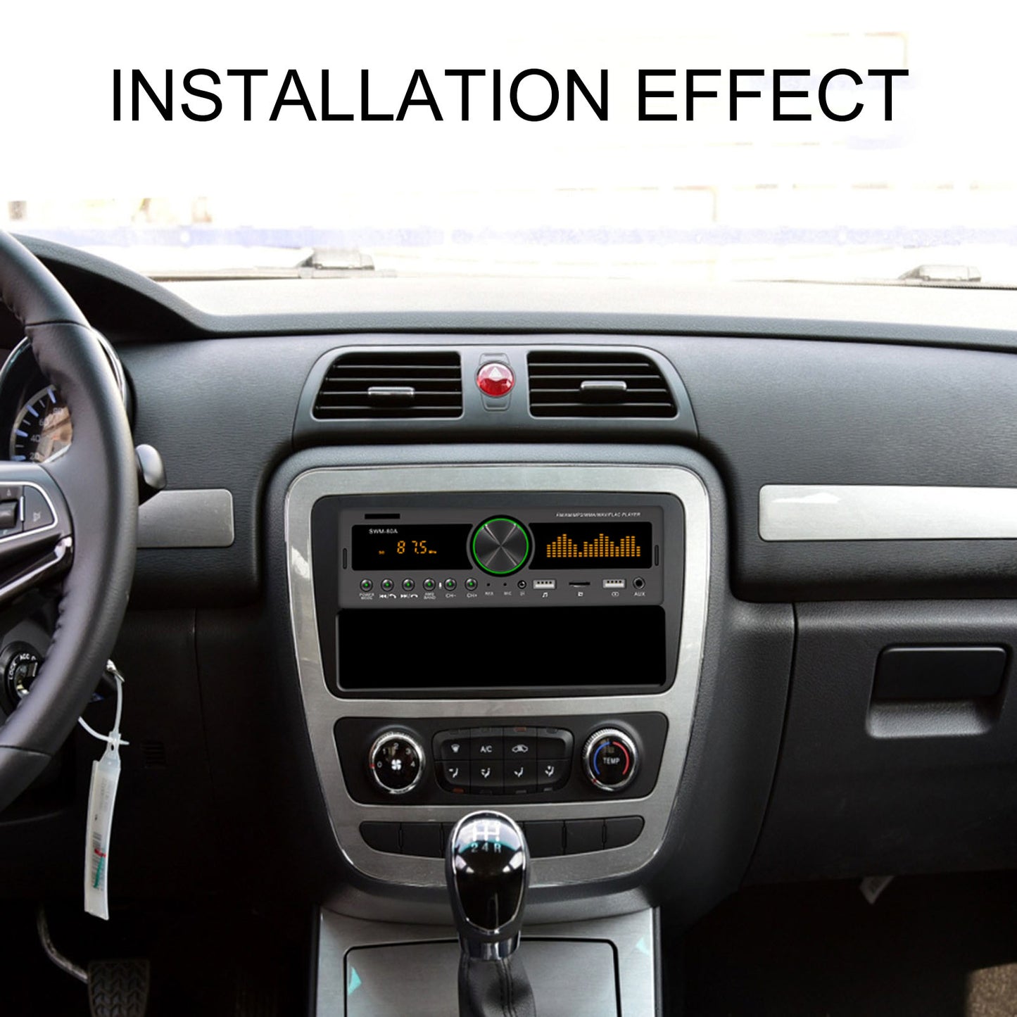 1 DIN Car Radio Car Stereo MP3 Player Bluetooth FM AM Autoradio SWM-80A Upgrade