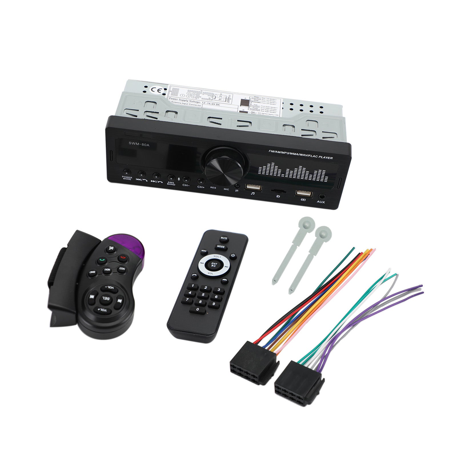 1 DIN Car Radio Car Stereo MP3 Player Bluetooth FM AM Autoradio SWM-80A Upgrade