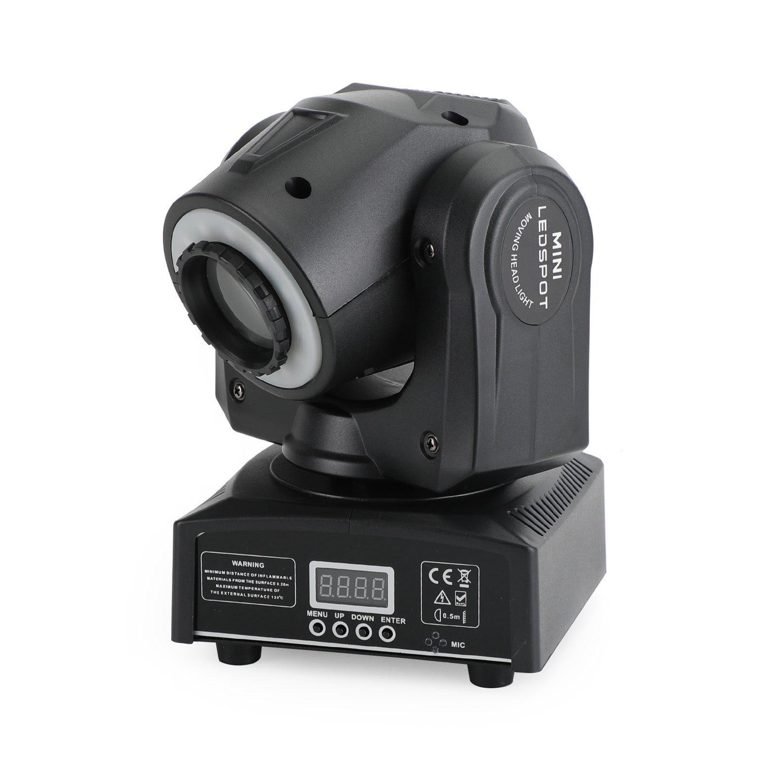 100W LED Moving Head Spot Light with Gobo & Color Wheels (7+7), DMX 10/12CH for DJ Stage Lighting