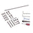 Dual Z Axis Lead Screw Upgrade Kit for Ender V2 3/3S/3pro 3D Printer Accessories