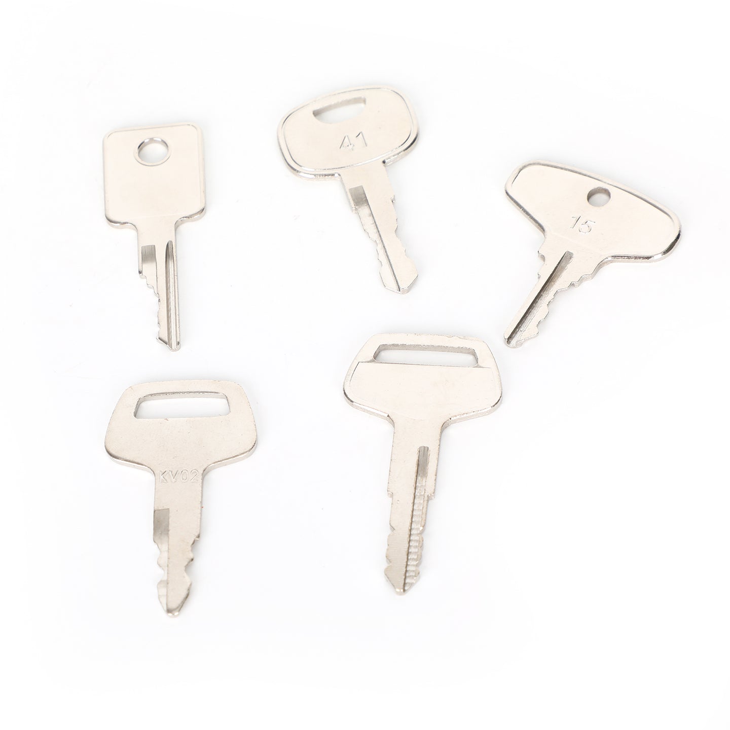 21 Heavy Construction Equipment Ignition Key Set For Case Jd Volvo Jcb Komatsu