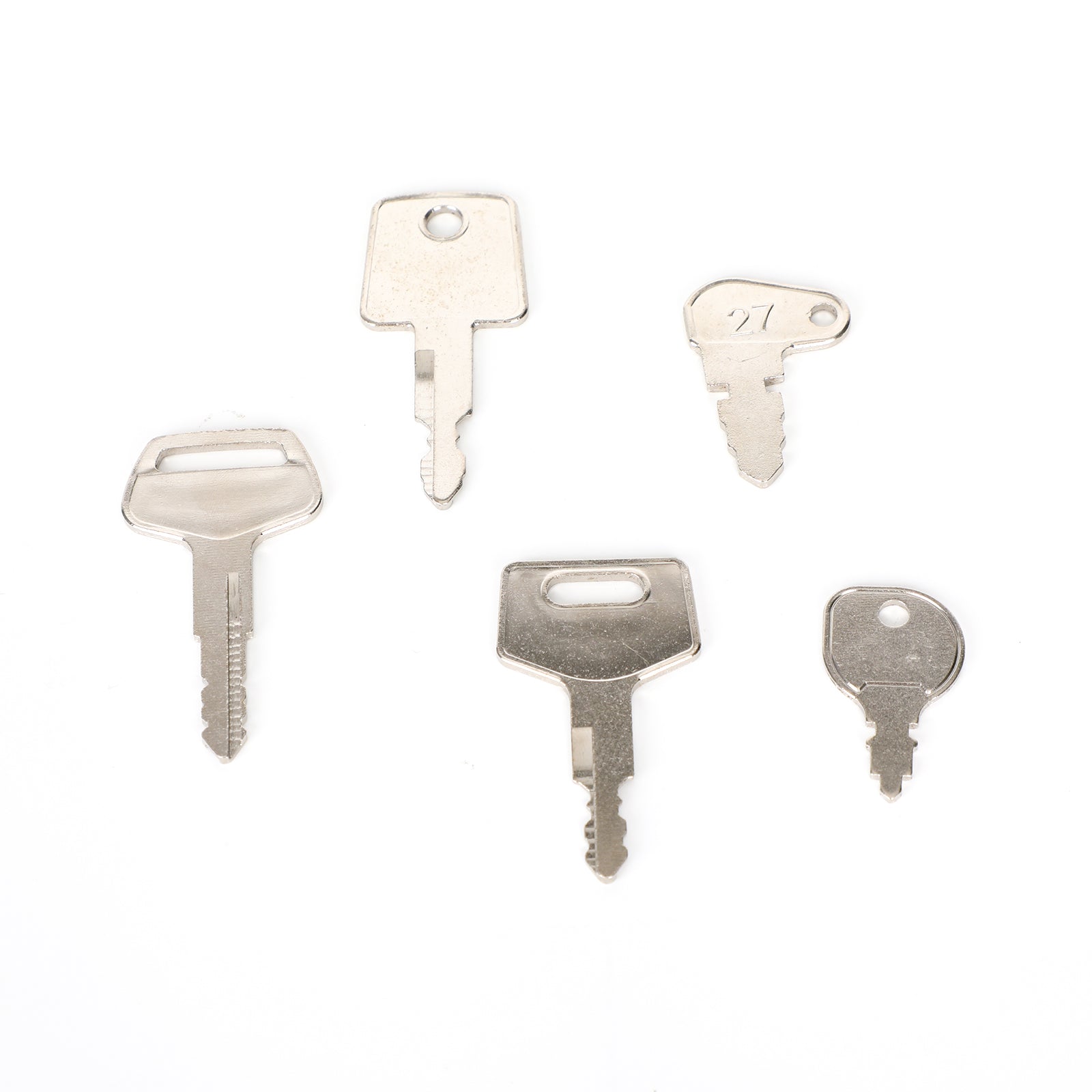 21 Heavy Construction Equipment Ignition Key Set For JD CAT KOMATSU JCB
