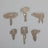 24 Ignition Key Heavy Construction Equipment Set For Volvo Cat JD Komatsu JCB UE