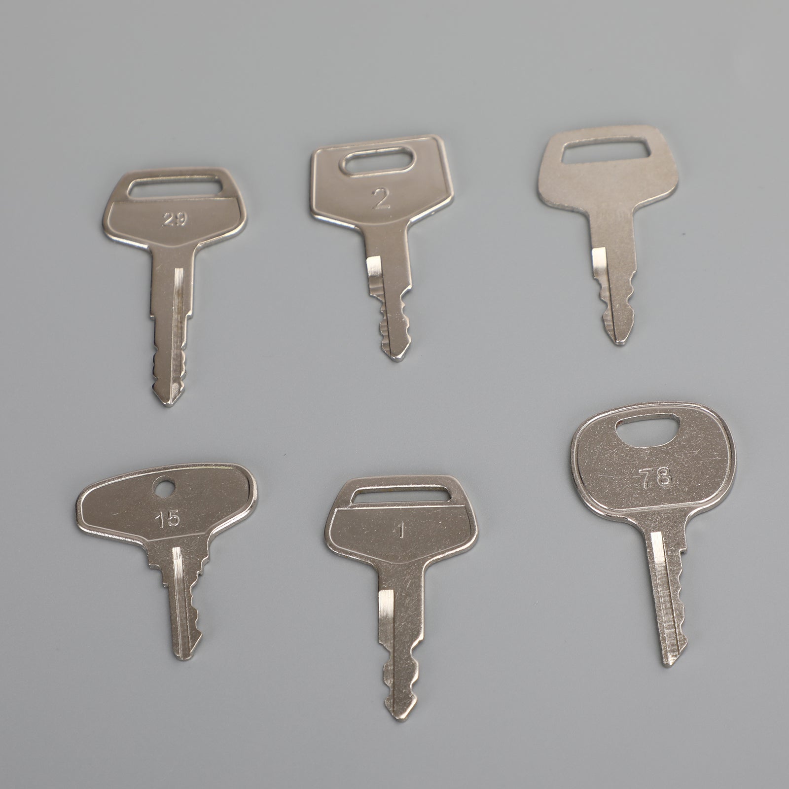 24 Ignition Key Heavy Construction Equipment Set For Volvo Cat JD Komatsu JCB UE