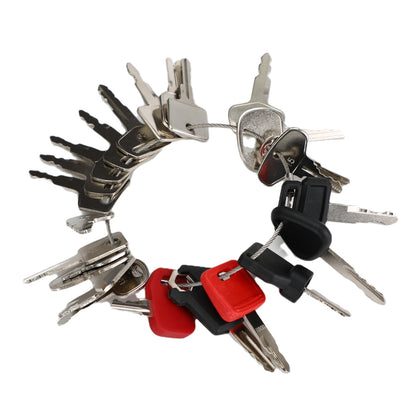 24 Ignition Key Heavy Construction Equipment Set For Volvo Cat JD Komatsu JCB UE