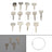 13 Pcs Forklift Heavy Equipment Construction Ignition Key Set UE