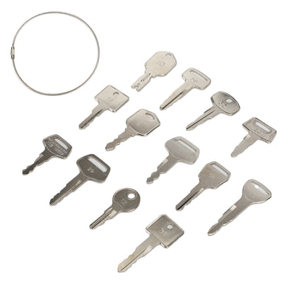13 Pcs Forklift Heavy Equipment Construction Ignition Key Set UE