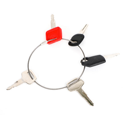 (5) Master Keys For Caterpillar John Deere Kato Komatsu Heavy Equipment US