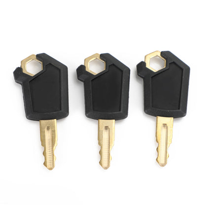 (4) Master Caterpillar Equipment Ignition Key For Cat 5P8500 Dozer Cat Keys