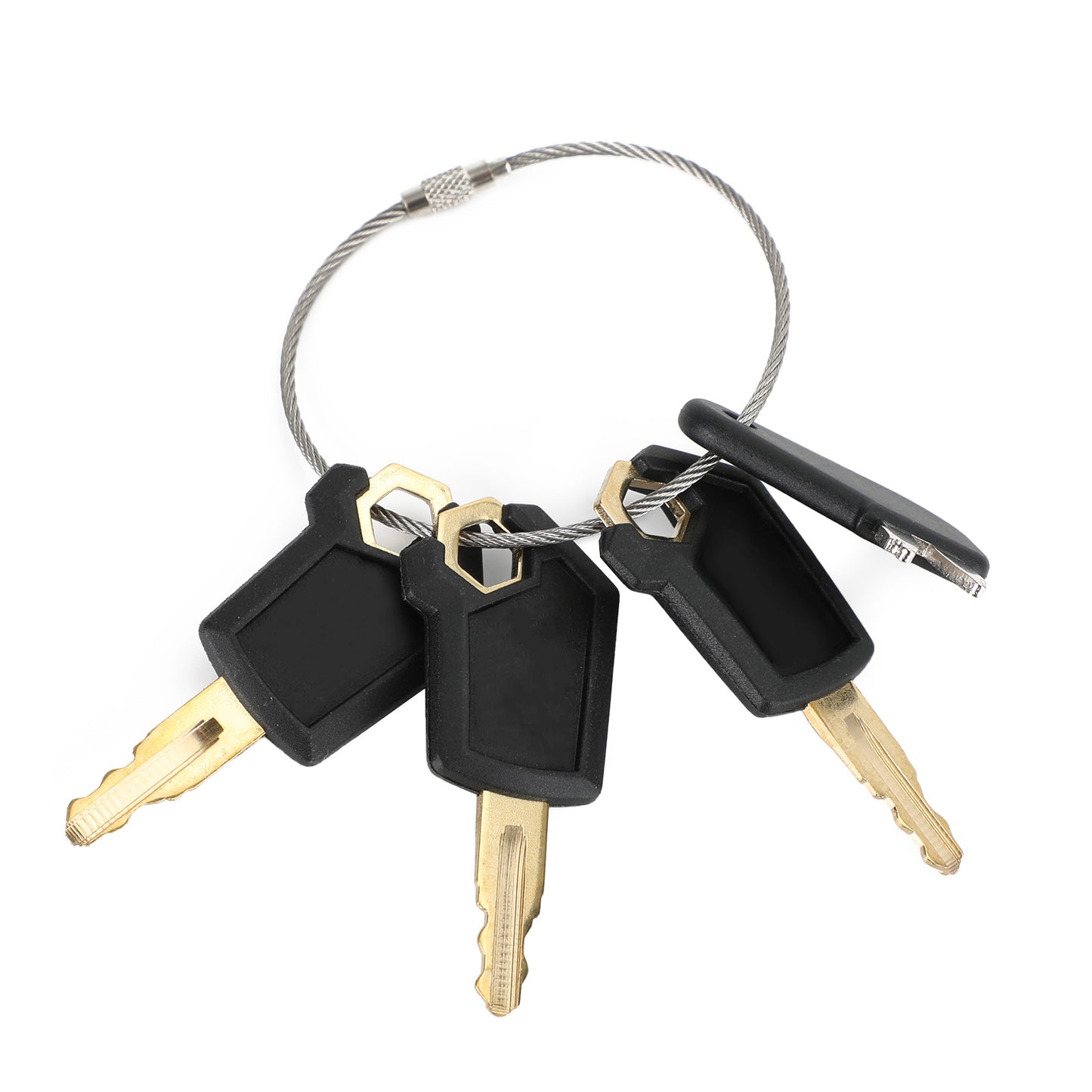 (4) Master Caterpillar Equipment Ignition Key For Cat 5P8500 Dozer Cat Keys