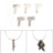 5Pcs For Yanmar Takeuchi Keys Heavy Equipment Tractor Keys UE