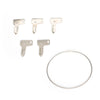 5Pcs For Yanmar Takeuchi Keys Heavy Equipment Tractor Keys UE