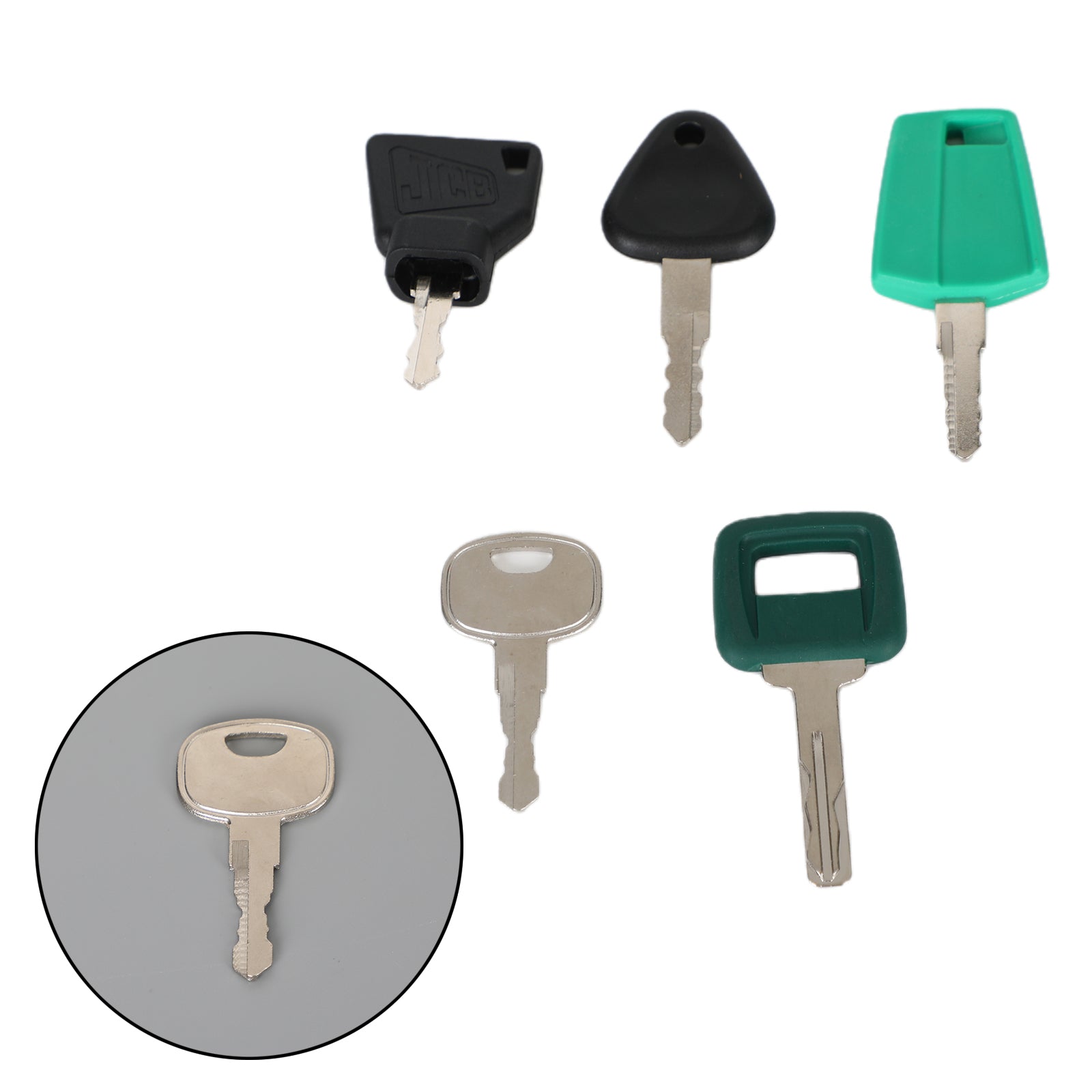 5Pcs For Volvo Heavy Equipment Ignition Keys W Laser Cut Key UE
