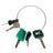 5Pcs For Volvo Heavy Equipment Ignition Keys W Laser Cut Key UE