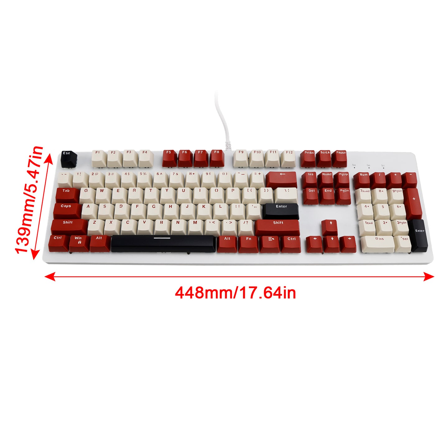 104Key Wired Mechanical Linear Switch Gaming Keyboard Hot-Swappable Customizable
