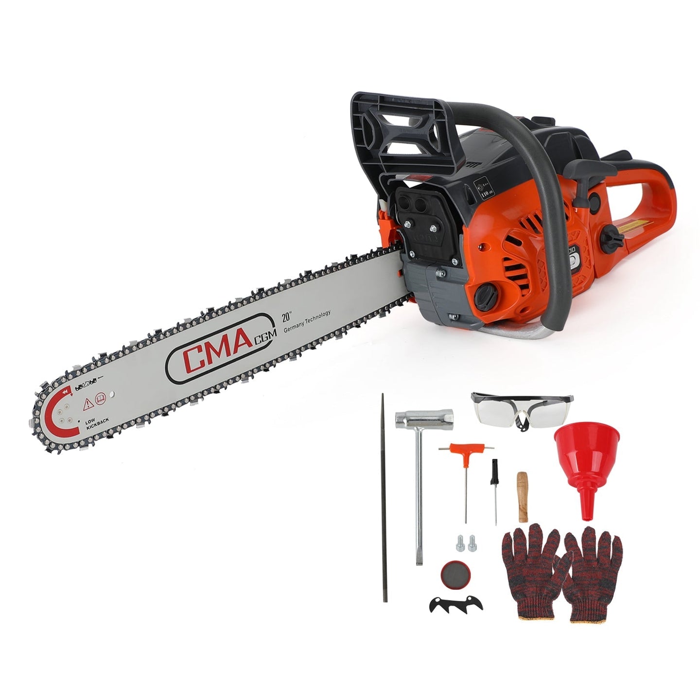20inch 68CC Gasoline Chainsaw Cutting Wood Gas Sawing