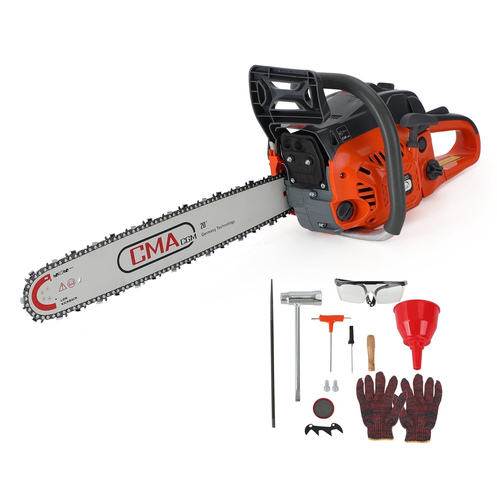 20inch 68CC Gasoline Chainsaw Cutting Wood Gas Sawing