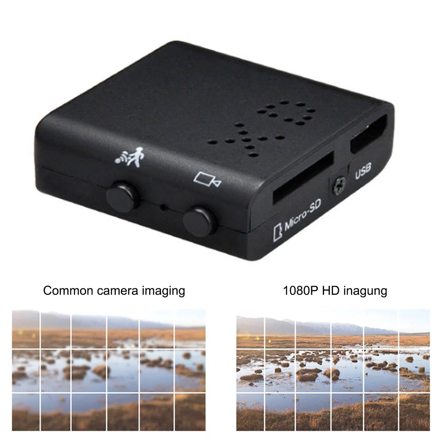 HD 1080P Mini Camera Night Vision Motion Security for Home Office