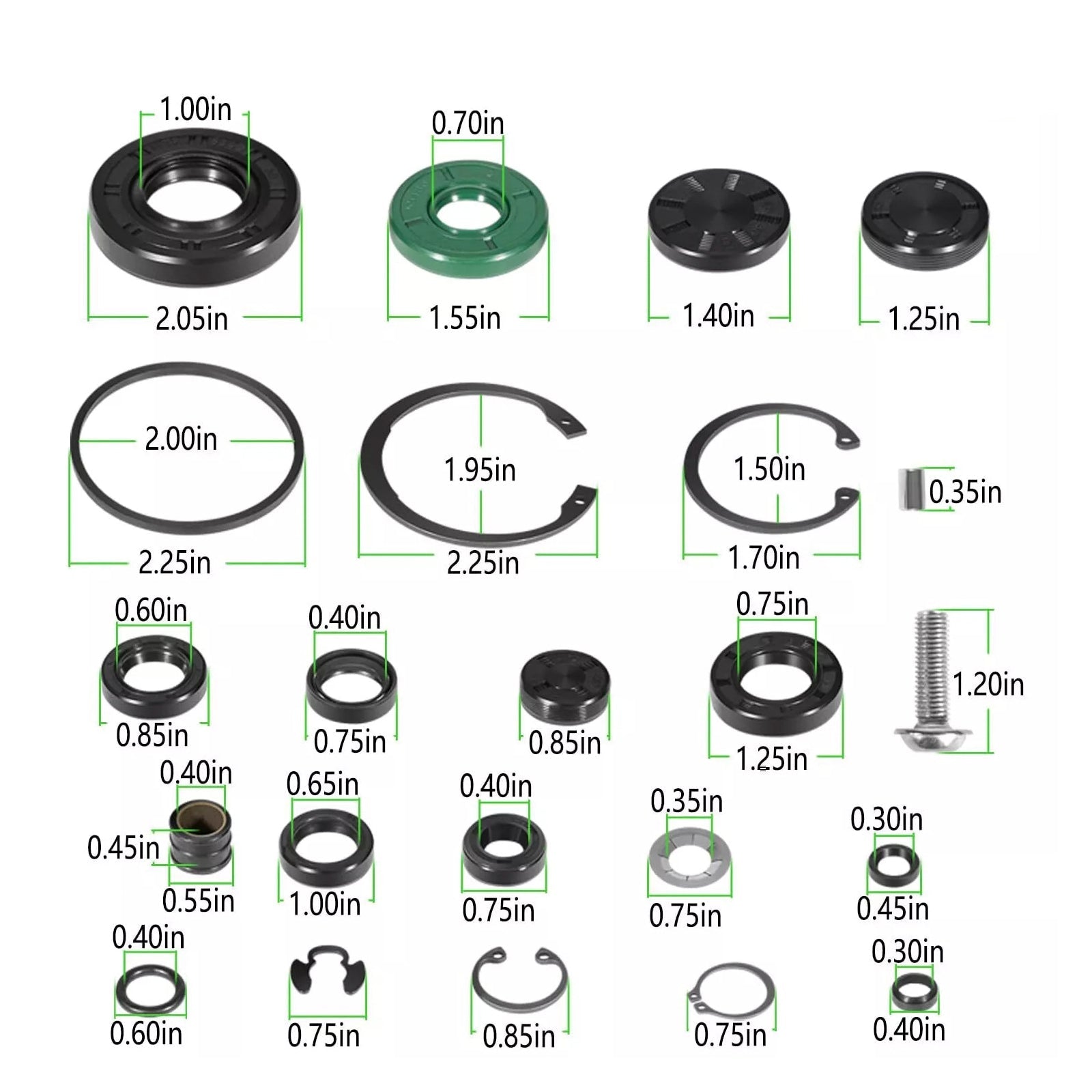 Hydro-Gear ZT-2800 to ZT-3400 Series Transaxle Rebuild Kit, Complete Service Kit, Replaces 72994