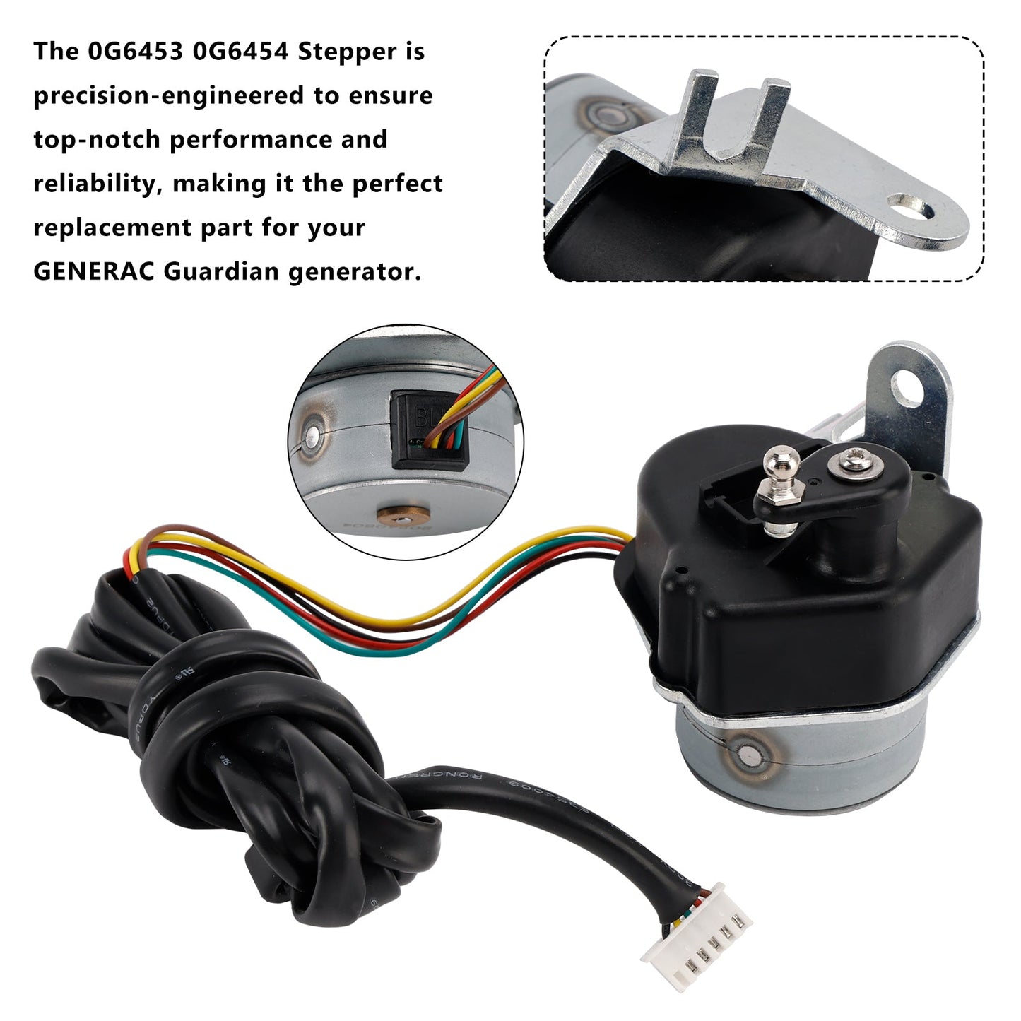 0G6453 0G6454 Stepper Motor Assembly Compatible With GENERAC Guardian